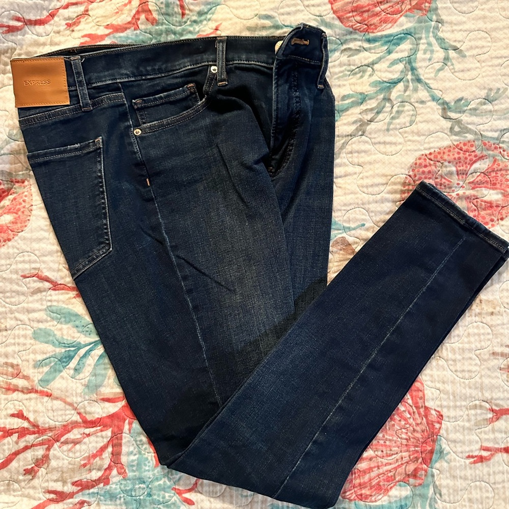 Express mid rise skinny